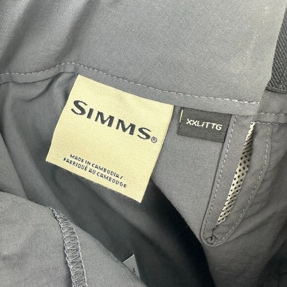 Simms Men’s 2X Guide Fishing Pants in Slate Gray Quick Dry Nylon Outdoor - Picture 2 of 10